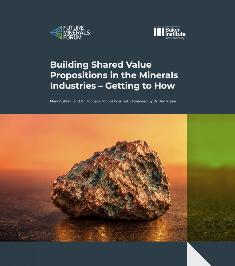 Building shared value propositions in the minerals industries